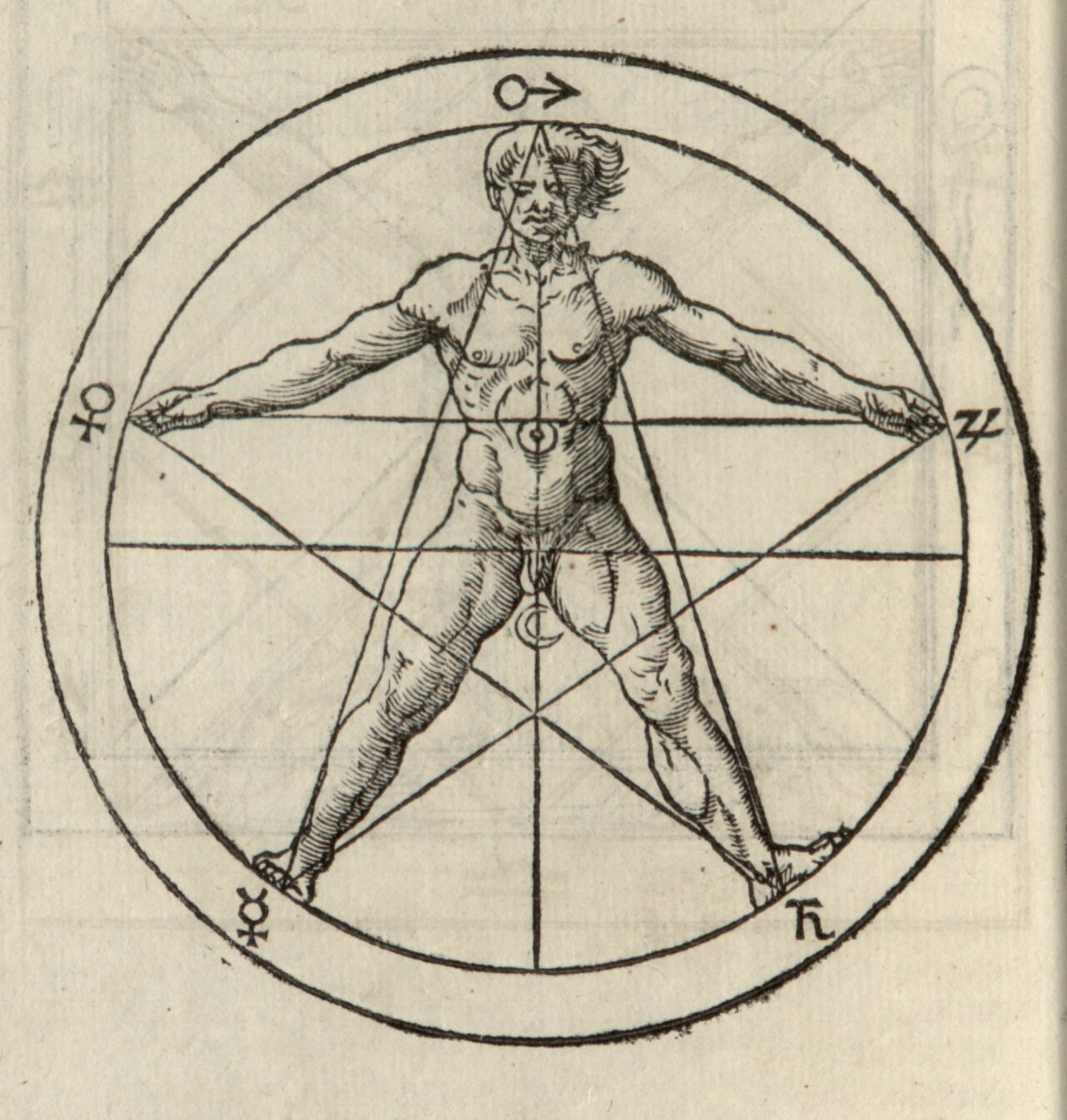 Agrippa — Man in Pentagram