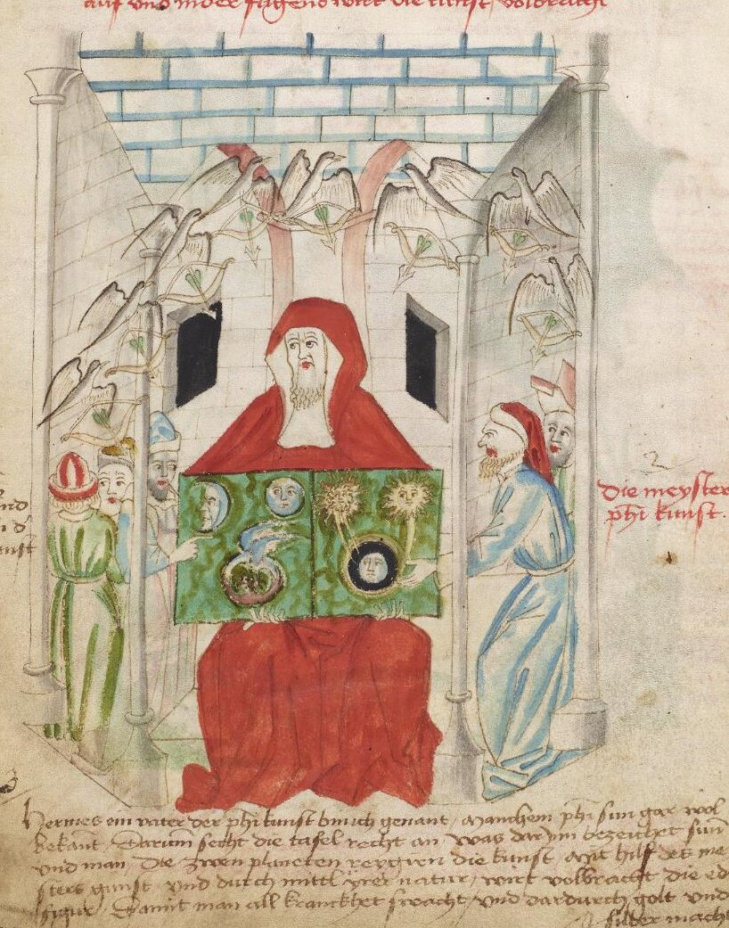 Hermes with Emerald Tablet